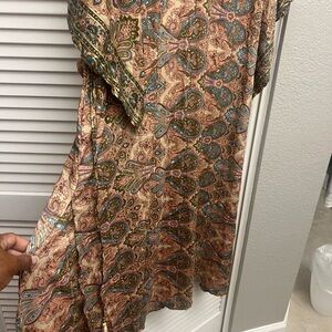 Paisley Print Dress